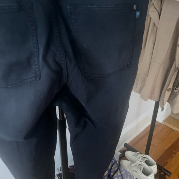 Anthropologie Distressed Black Straight Leg Jeans - Picture 7 of 7